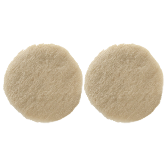 Wizards 12 DA Polisher Buffing Pad, Wool (2-pack)