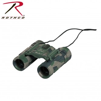 Rothco 10281 Woodland Camouflage 8 x 21MM Compact Binoculars 