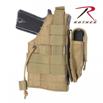 10479 MOLLE Law Enforcement Tactical Modular Ambidextrous Holster Rothco[Coyote Brown] 