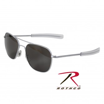 10701-chrome55 American Optics Original Pilots Aviator Sunglasses With Case[Chrome,55MM] 