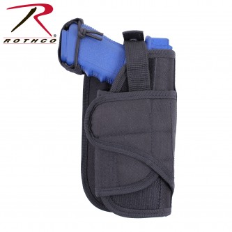 10890 Black Law Enforcement Tactical Vertical MOLLE Holster Rothco 10890