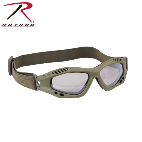11378 Rothco Military Goggles Vented Anti-Fog Enhanced Tactical Goggles 10377 10376[Olive Drab] 