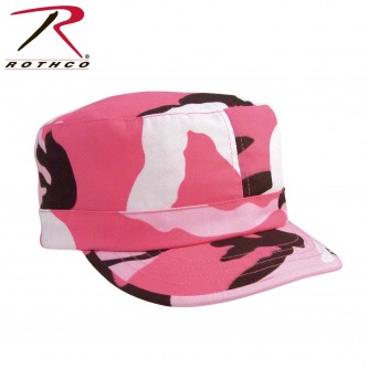 1152 Rothco Womens Adjustable Fatigue Cap Camo Military Patrol Hat[Pink Camo] 
