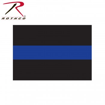 1193 Thin Blue Line Decal Law Enforcement 3 X 4.25 Rothco 1193 