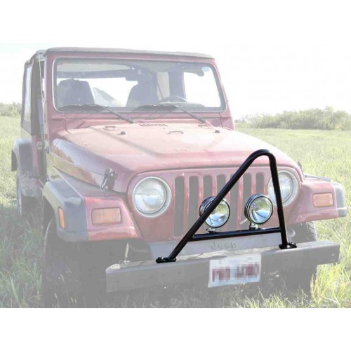 J0029544 Steinjager Front Bolt On Stinger With Light Bar Jeep Wrangler TJ 97-06