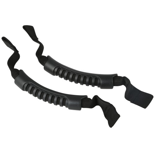 Black Rear Seat Grab Handles for Jeep Wrangler JK JL 13305.10  Rugged Ridge