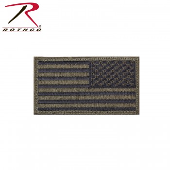 Rothco American Flag Patch - Hook Back