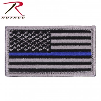 Thin Blue Line U.S. Flag Patch 1 7/8