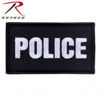Rothco Police Patch with Hook Back