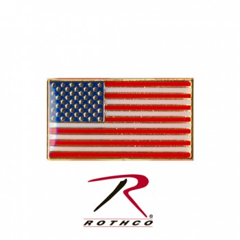 1867 Rothco Classic Rectangular US Flag Pin 