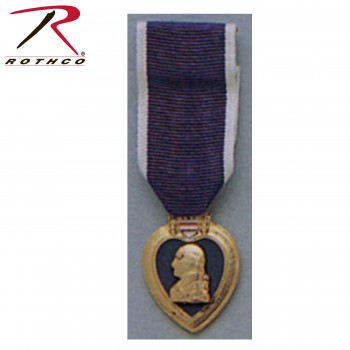 1951 Miniature Purple Heart Metal - Made in USA 