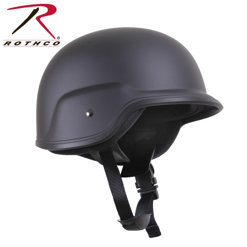 1994-BLK-S/M Rothco GI Style Military ABS Plastic PASGT Tactical Helmet & Strap[Black,S/M] 
