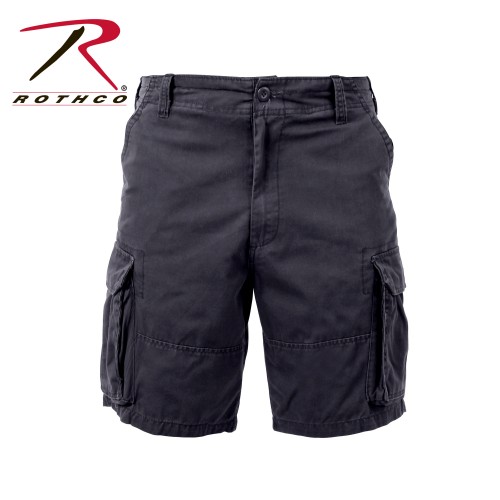 2131-2x Rothco Vintage Solid And Camo Paratrooper Cargo Military Shorts[2XL,Black] 