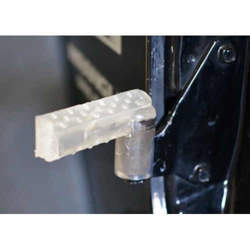 Steinjager: J0041060 Steinjager Clear Poly Foot Pegs Jeep Wrangler JK 2007-2015