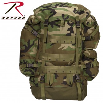 2237 Rothco GI Style Military CFP-90 Combat Camo Pack Backpack [Woodland Camo] 