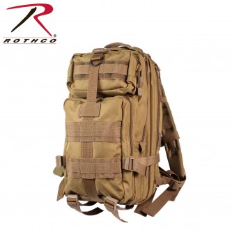 2289 Rothco Military Style Medium Transport Level III MOLLE Assault Backpack[Coyote Brown] 