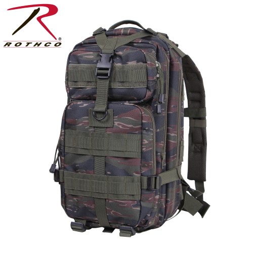 2418 Rothco Military Style Medium Transport Level III MOLLE Assault Backpack[Tiger Stripe Camo] 