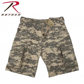 2531-S Rothco Vintage Solid And Camo Paratrooper Cargo Military Shorts[S,ACU Digital Camo] 