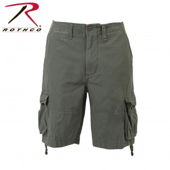 Rothco 2544-s Olive Drab Vintage Infantry Utility Shorts[Small] 