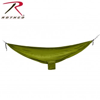 Rothco 2565 Lightweight Olive Drab Packable Camping Hiking Hammock 