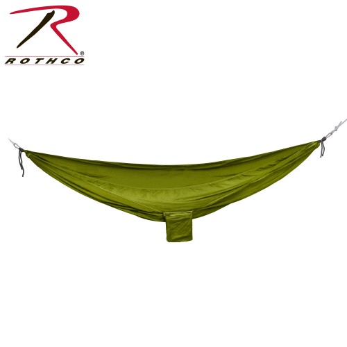 Rothco 2565 Lightweight Olive Drab Packable Camping Hiking Hammock 