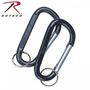 Rothco Jumbo 80mm Carabiner With Key Ring