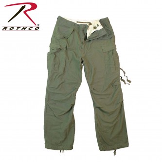 Rothco 2601-S Olive Drab Vintage Military M-65 Field Tactical Fatigue Pants[Regular,S] 