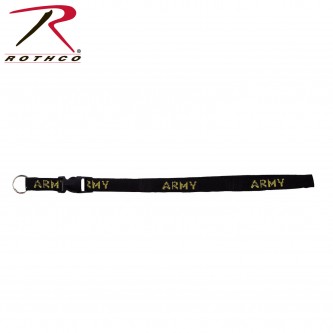 2701 Rothco U.S. Army Neck Strap Lanyard Quick Release Key Chain