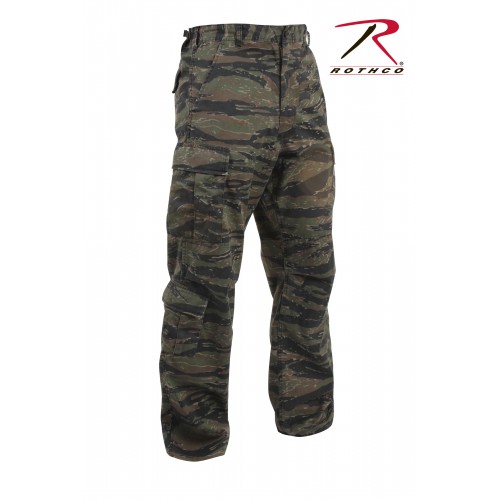 2712-3X BDU Pants Military Camouflage Paratrooper Tactical Fatigue Camo Pants Rothco[Tiger Stripe Ca