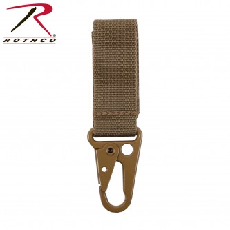 Rothco 2750-Coyote Black Or Coyote Tactical Duty Belt Key Clip[Coyote Brown] 