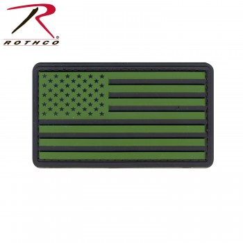 27783 black/olive drab pvc patch