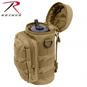 2779 Rothco MOLLE Compatible Military Water Bottle Tactical Pouch[Coyote Brown] 
