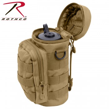 2779 Rothco MOLLE Compatible Military Water Bottle Tactical Pouch[Coyote Brown] 