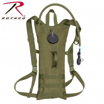 2831 Rothco Military MOLLE 3 Liter Camo Backstrap Hydration Pack Backpack[Olive Drab] 
