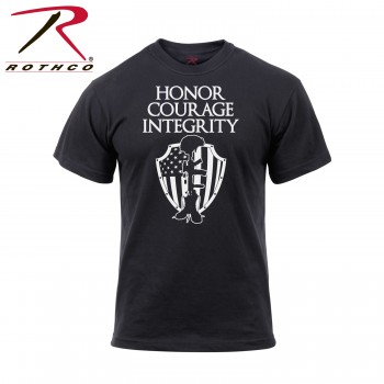 Rothco Honor Courage Integrity Athletic Fit T-Shirt