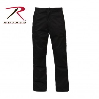 2972-2x Rothco Relaxed Fit Zipper Fly Military Tactical BDU Pants[2XL,Black] 
