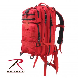 2977 Rothco Military Style Medium Transport Level III MOLLE Assault Backpack[Red] 