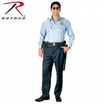 30010-M Rothco Long Sleeve Law Enforcement Police Security Uniform Shirt[Light Blue,Medium] 