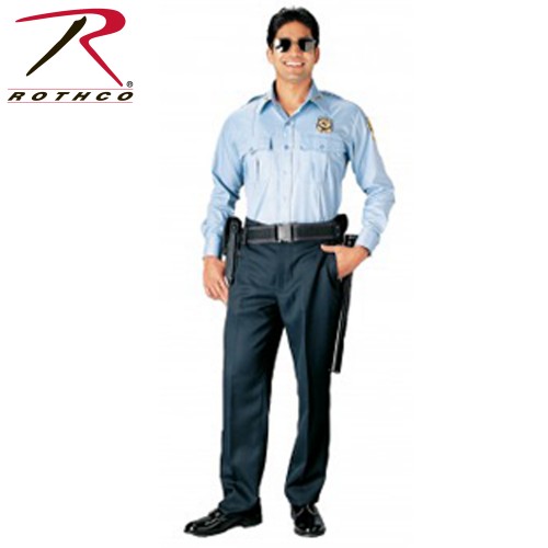 30010-L Uniform Shirt Long Sleeve Law Enforcement Police Security Rothco [Light Blue,Large] 