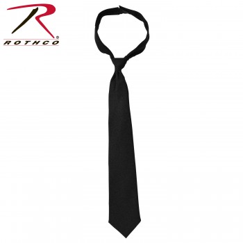Rothco 30083 POLICE ISSUE NECKTIE BLACK VELCRO