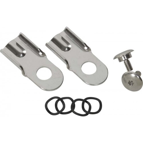 Tailgate Latch Pair Stainless Steel for Jeep CJ5 CJ7 CJ8 1976-86 30564 Kentrol 