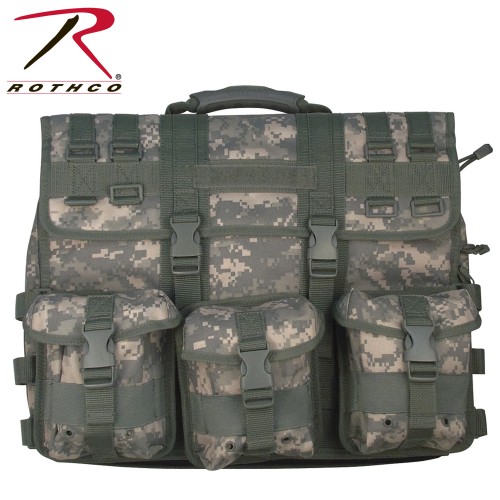 3131-ACU Rothco MOLLE Tactical Military Camo Laptop Briefcase Shoulder Bag[ACU Digital Camo] 