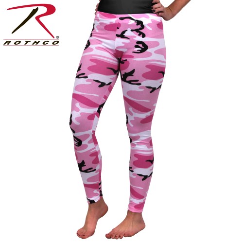 3188-S Stretch Leggings Womens Pink Camo Rothco 3188[Small] 