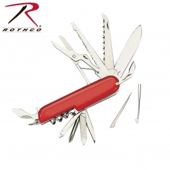 3202 Rothco swiss army style 11 fuction pocket knife