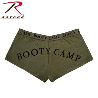 3276-XS Rothco Women's Casual Army Lounging Shorts Military Booty Shorts[Olive Drab Booty Camp,XS] 