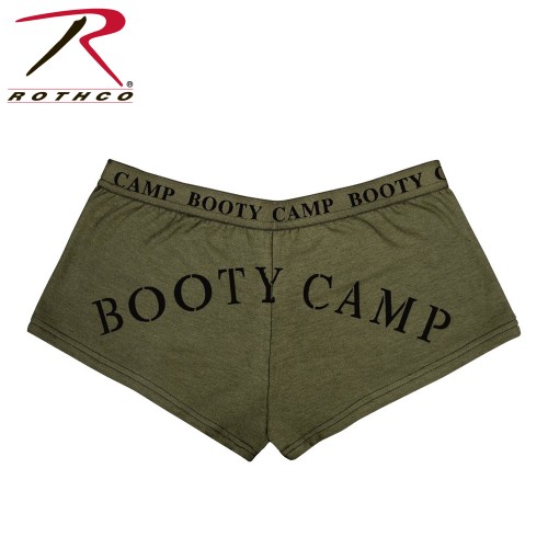 3276-2X Rothco Women's Casual Army Lounging Shorts Military Booty Shorts[Olive Drab Booty Camp,2XL] 