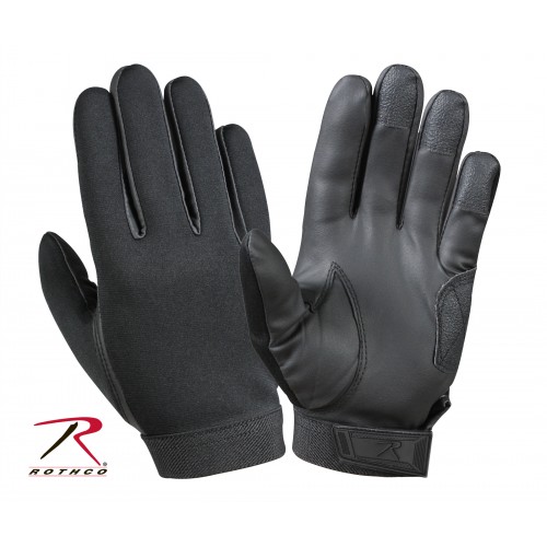 3455 Rothco Black Size Large Neoprene Military Duty Gloves