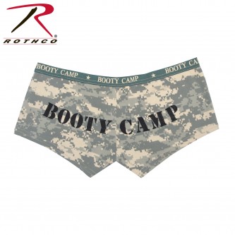 3477-S Women's Booty Shorts Casual Army Lounging Shorts Military Rothco [ACU Digital Booty Camp,S] 