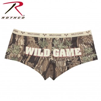 3485-XS Rothco Women's Casual Army Lounging Shorts Military Booty Shorts[Smokey Branch Wild Game,XS]