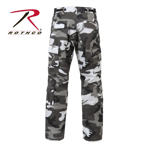 3586-S BDU Pants Military Camouflage Paratrooper Tactical Fatigue Camo Pants Rothco[City Camo,Small]